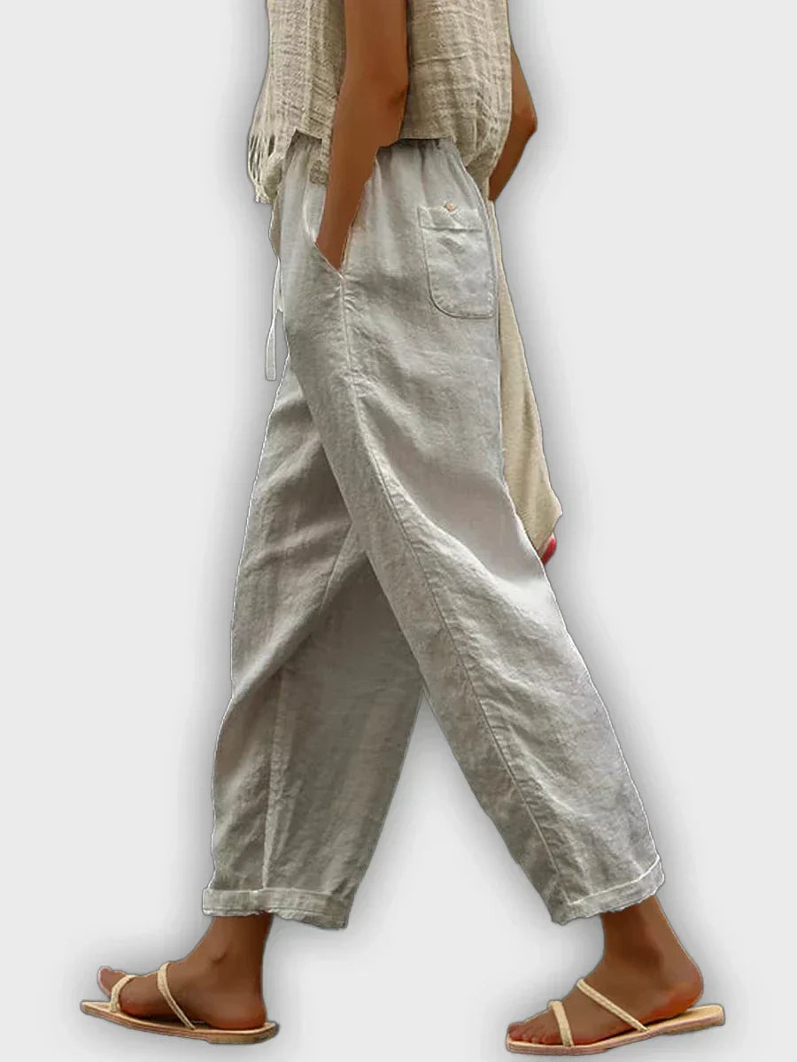 Comfortable Pure Cotton Pants in Elegant Design