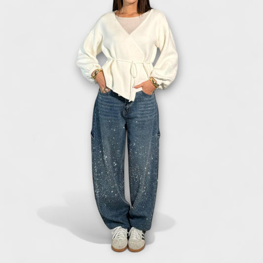 Balloon Carpenter Jeans for Women - Comfort and Unique Design