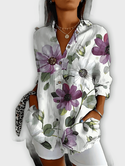 Elegant Floral Shirt Ivy - Comfort and Everyday Style