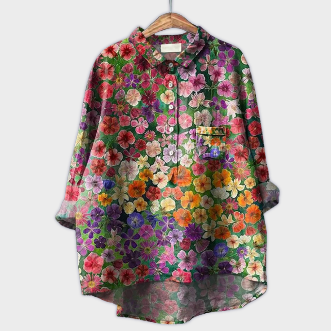 Handmade Women's Floral Shirt