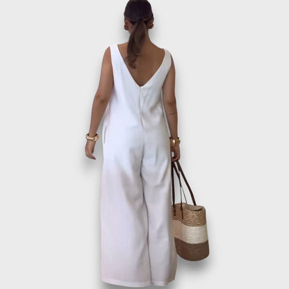 Aubryn – Jump Suit with V-Neck