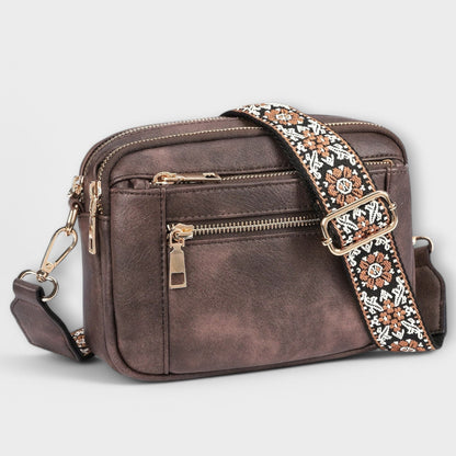 Retro Plant Leather Side Bag for Women - Laura Bag
