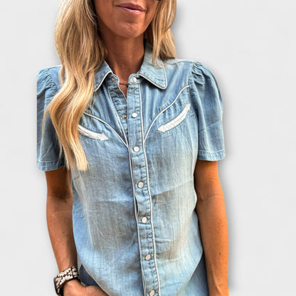 Women's Western Button-Up Cowboy Shirt