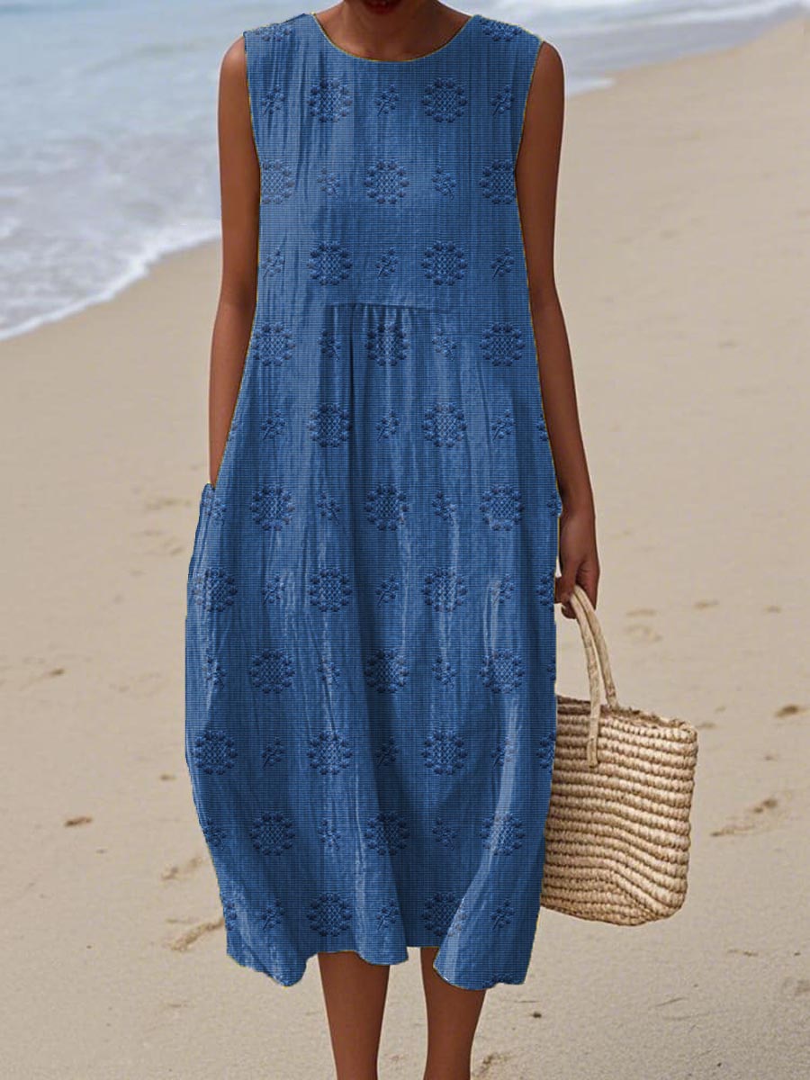 Ruth | Lightweight Cotton-Linen Dress with Minimalist Charm