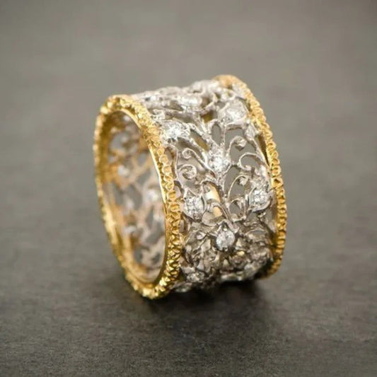 Retro Ring with Zirconia
