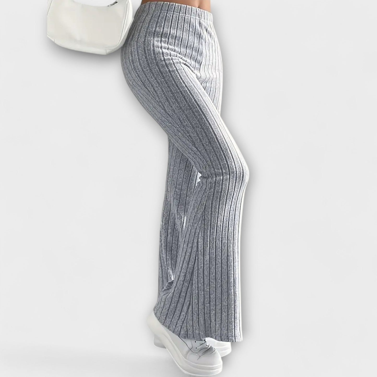 Elegant Women's Pants with Highlighted Cut