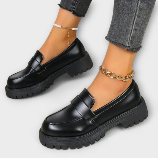 Orthopedic Moccasins for Women with Satin-Like Sole