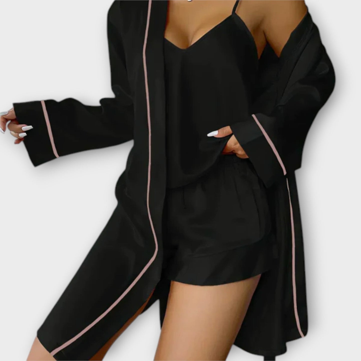 Pelicite – Comfortable 3-Piece Pajama Set