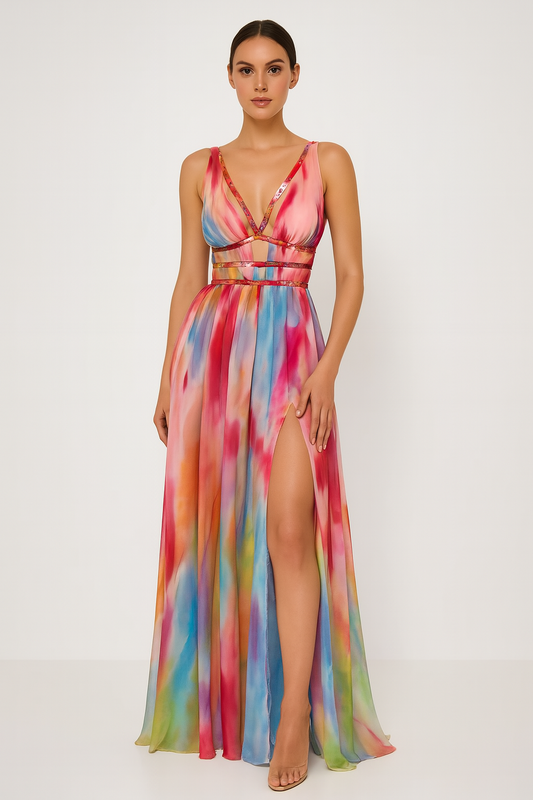 Priya™ | Painted Maxi Dress