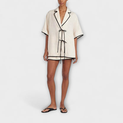 Luan – A Cozy Set with Black Stripes