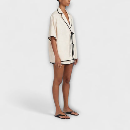 Luan – A Cozy Set with Black Stripes