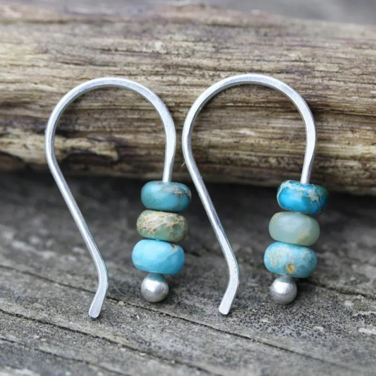 Luxury Turquoise Pearl Earrings