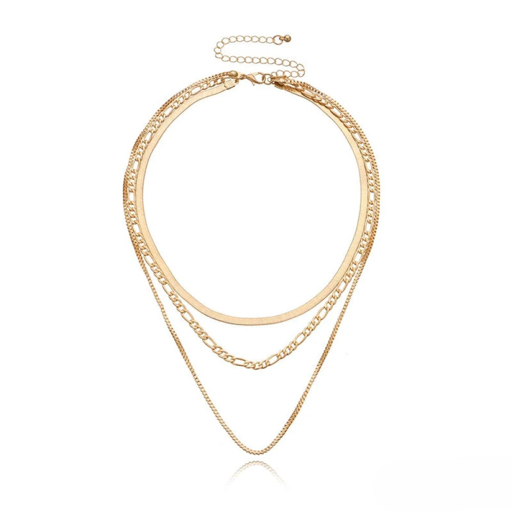 Vintage Layered Pendant - 3 Luxurious Pieces