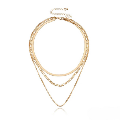 Vintage Layered Pendant - 3 Luxurious Pieces