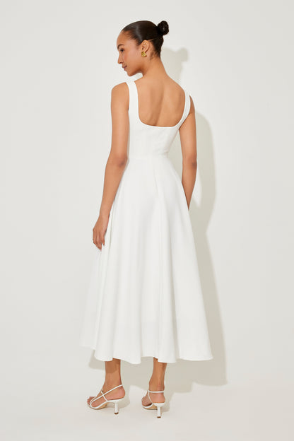 Amelia™ | Timeless Flowing Midi Dress
