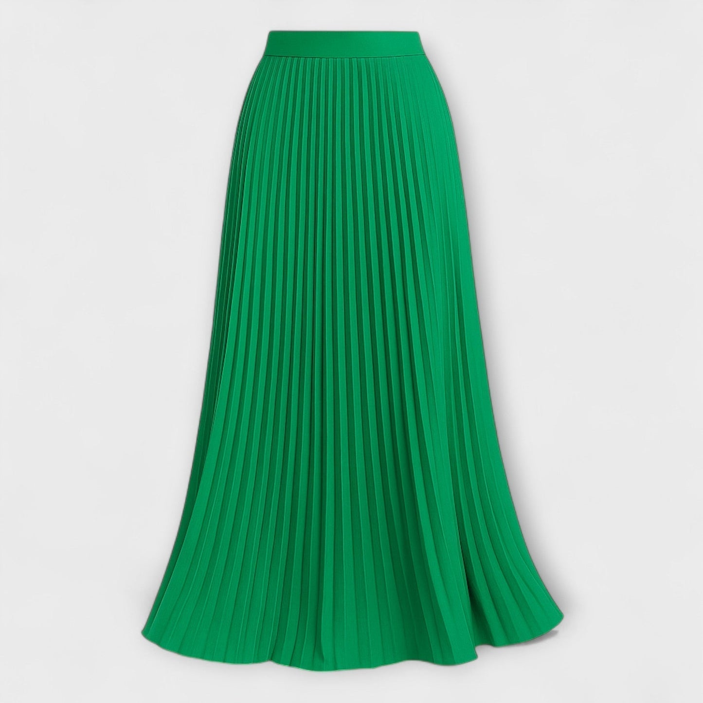 Apricot Pleated Maxi Skirt - Elegance and Comfort in Every Step
