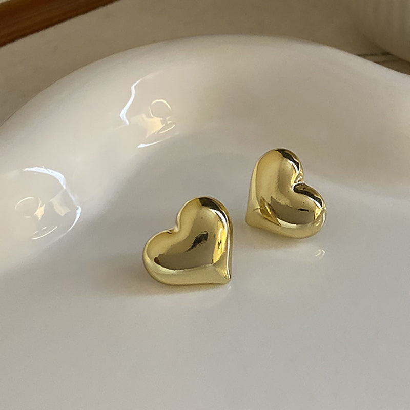Elegant Heart Earrings with Quality Zirconia