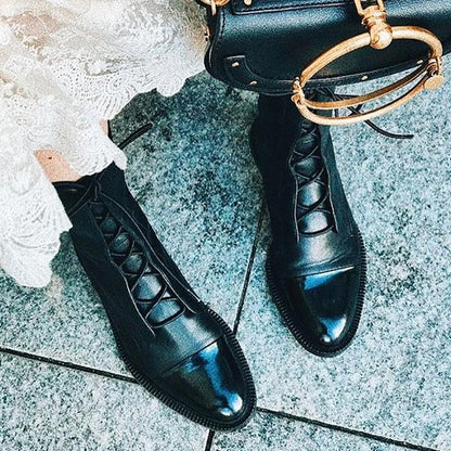 Black PU Ankle Boots for Women – Comfort and Style for Every Occasion