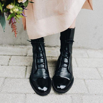 Black PU Ankle Boots for Women – Comfort and Style for Every Occasion