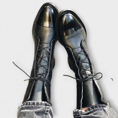 Black PU Ankle Boots for Women – Comfort and Style for Every Occasion