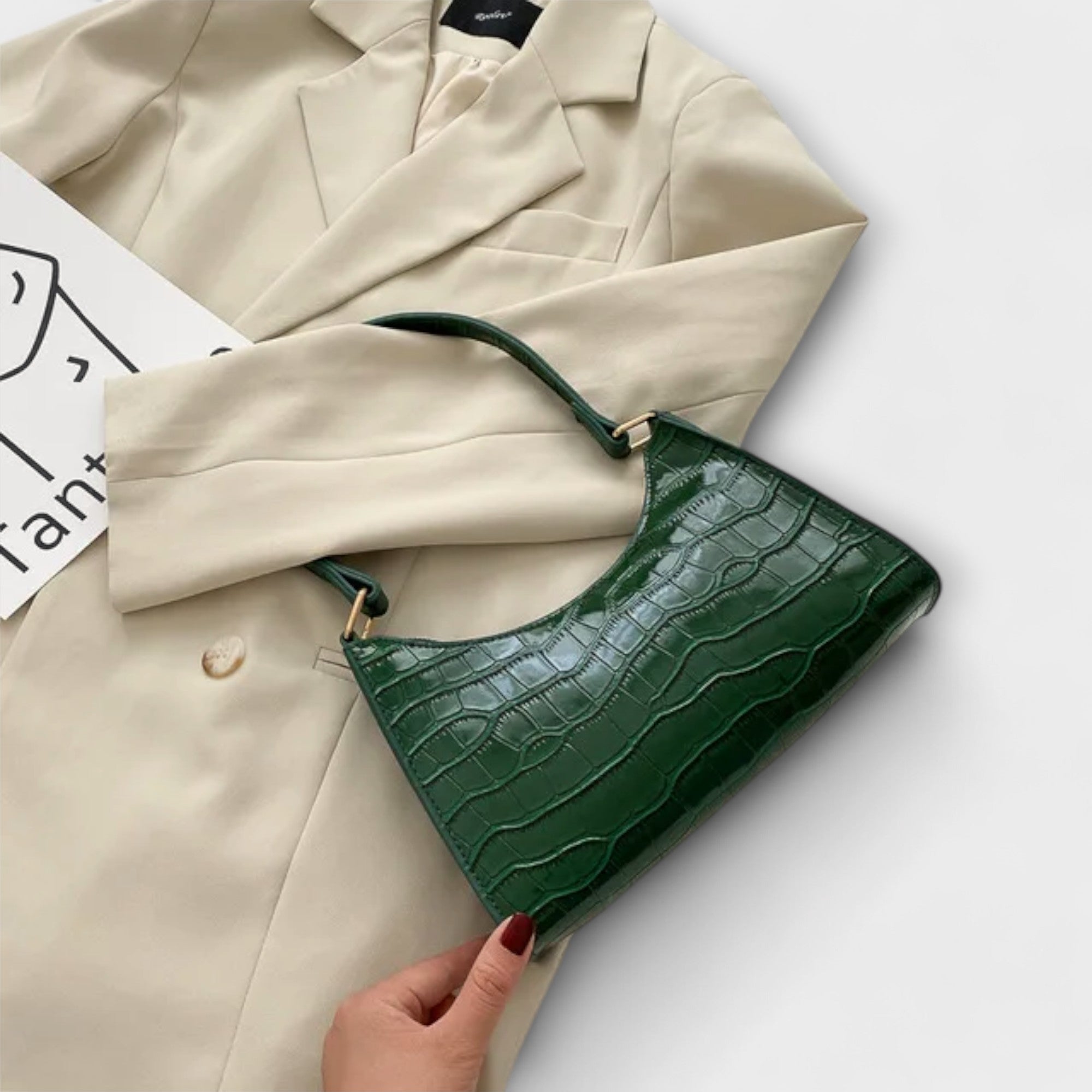 Shiny Leather HLaura Bag - Perfect Style and Functionality