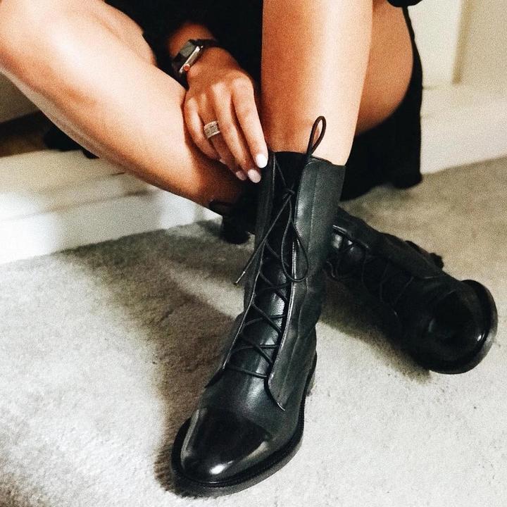 Black PU Ankle Boots for Women – Comfort and Style for Every Occasion