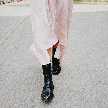 Black PU Ankle Boots for Women – Comfort and Style for Every Occasion