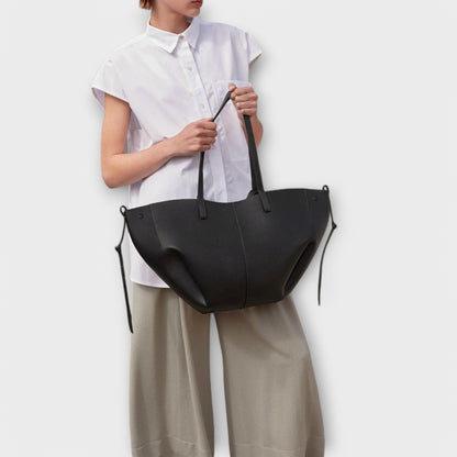 Stylish Italian Leather Handbag - Aura Bag