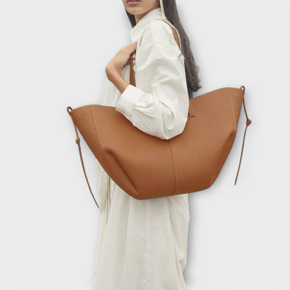 Stylish Italian Leather Handbag - Aura Bag