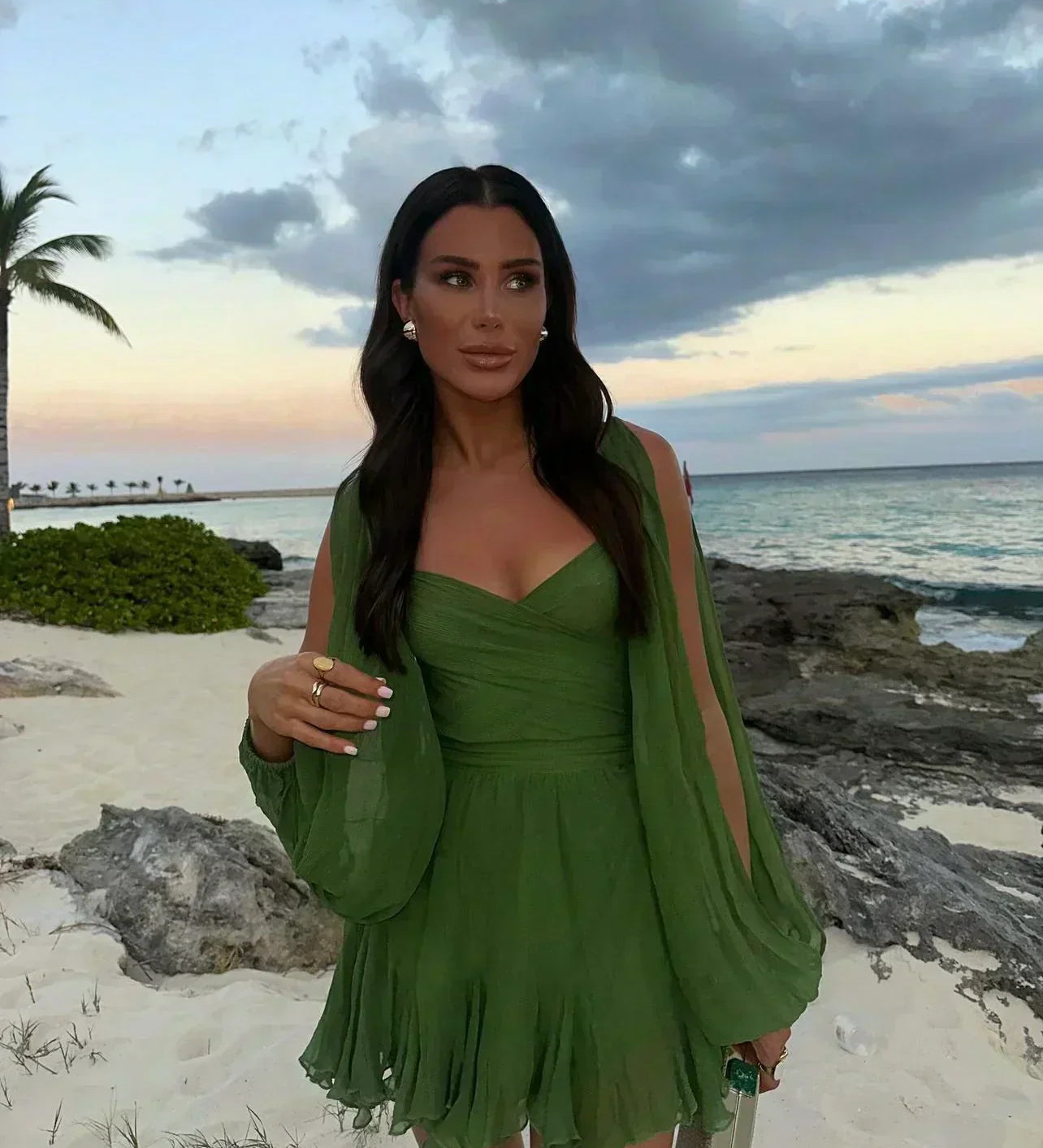 Lila | Playful Mini Dress with Puff Sleeves