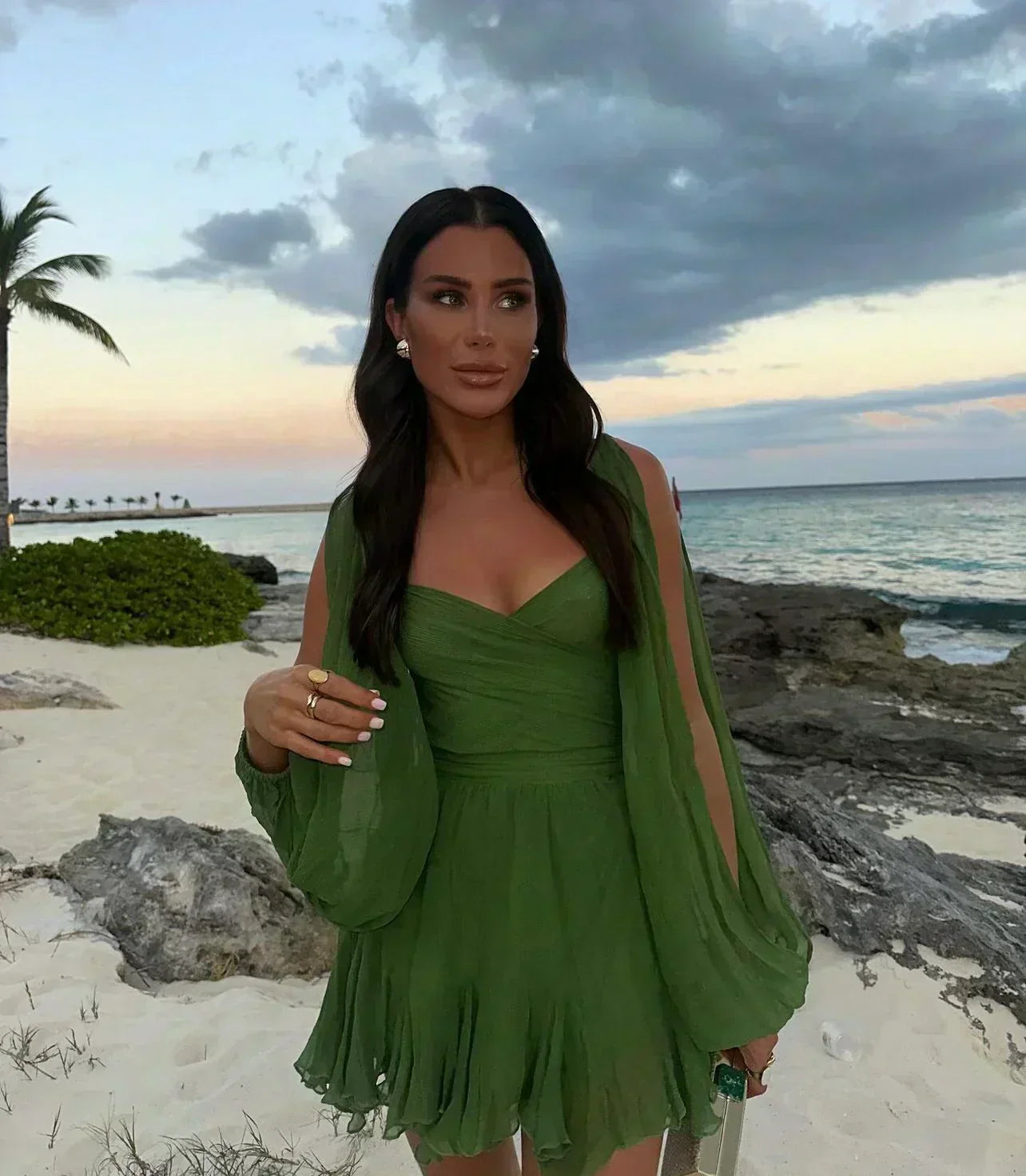 Lila | Playful Mini Dress with Puff Sleeves