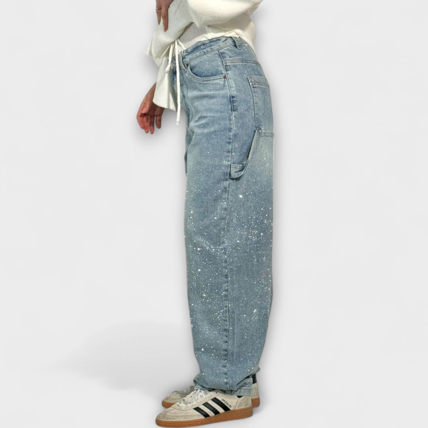 Balloon Carpenter Jeans for Women - Comfort and Unique Design
