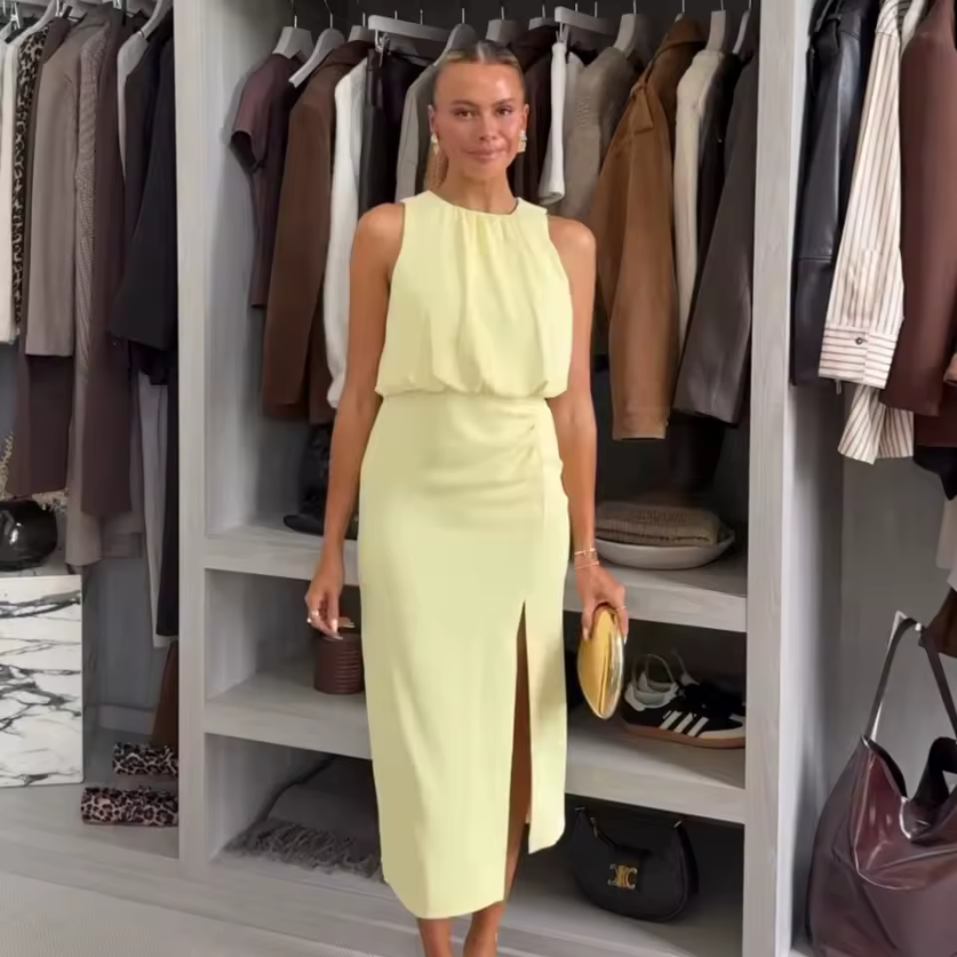 Lina™ | Elegant Midi Dress