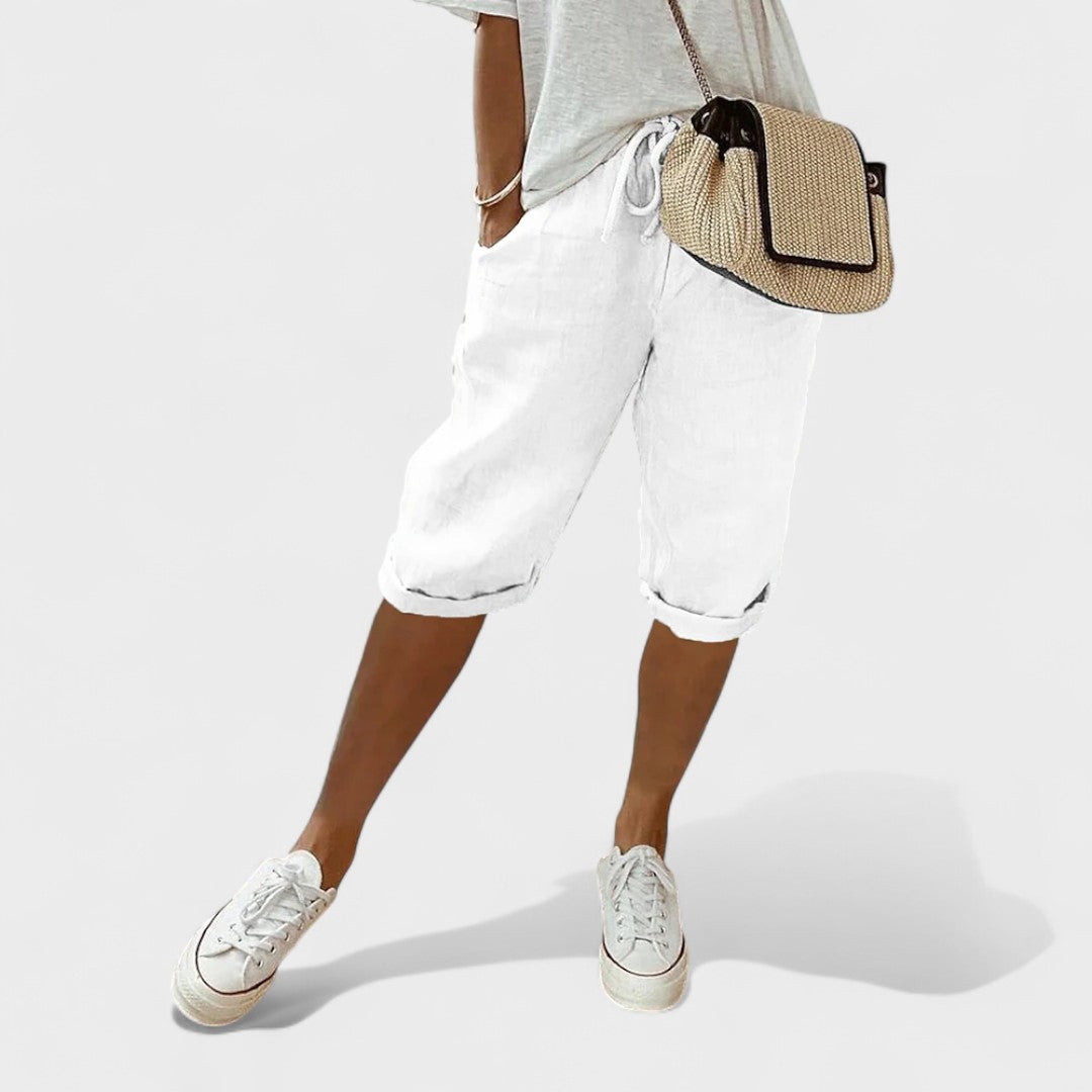 Fresh and Elegant Linen Shorts