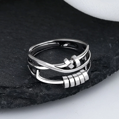 Elegant Spinner Ring for Anxiety Relief