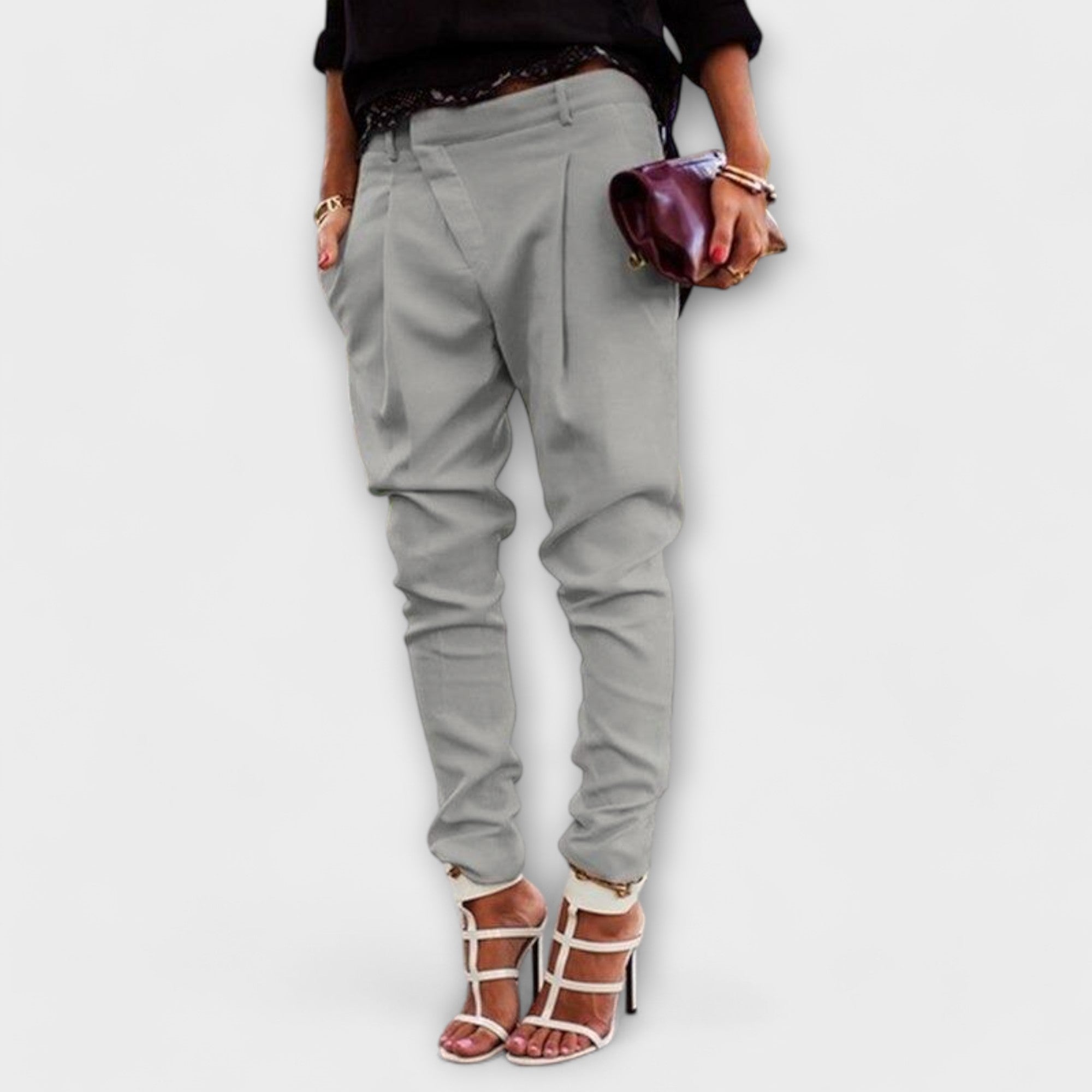 Elegant High-Waisted Mira Pants