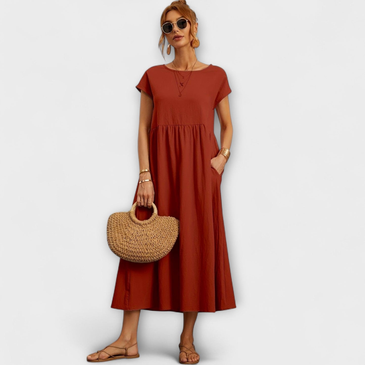Light Magnolia Dress for Women - Comfort and Elegance Every Day