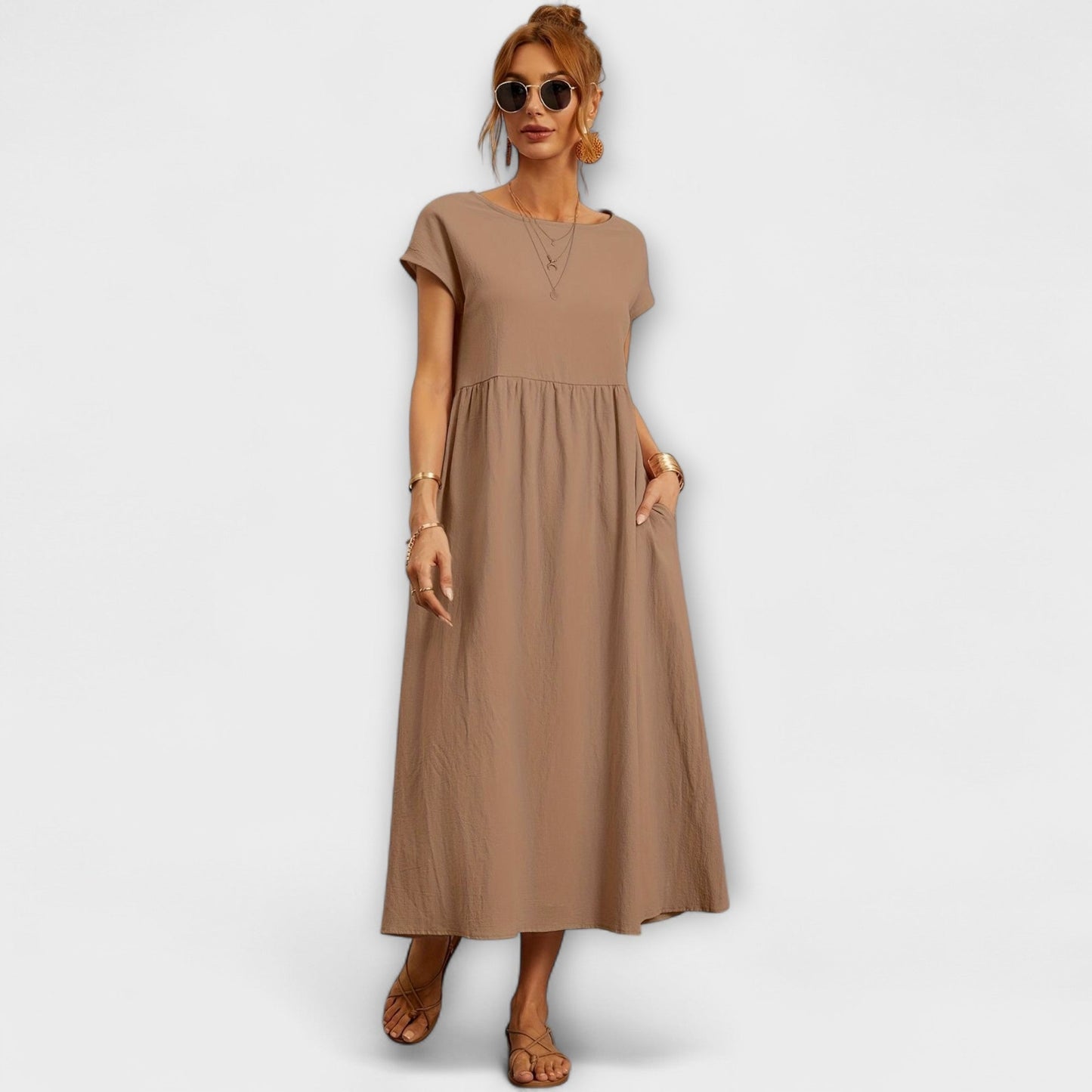 Light Magnolia Dress for Women - Comfort and Elegance Every Day