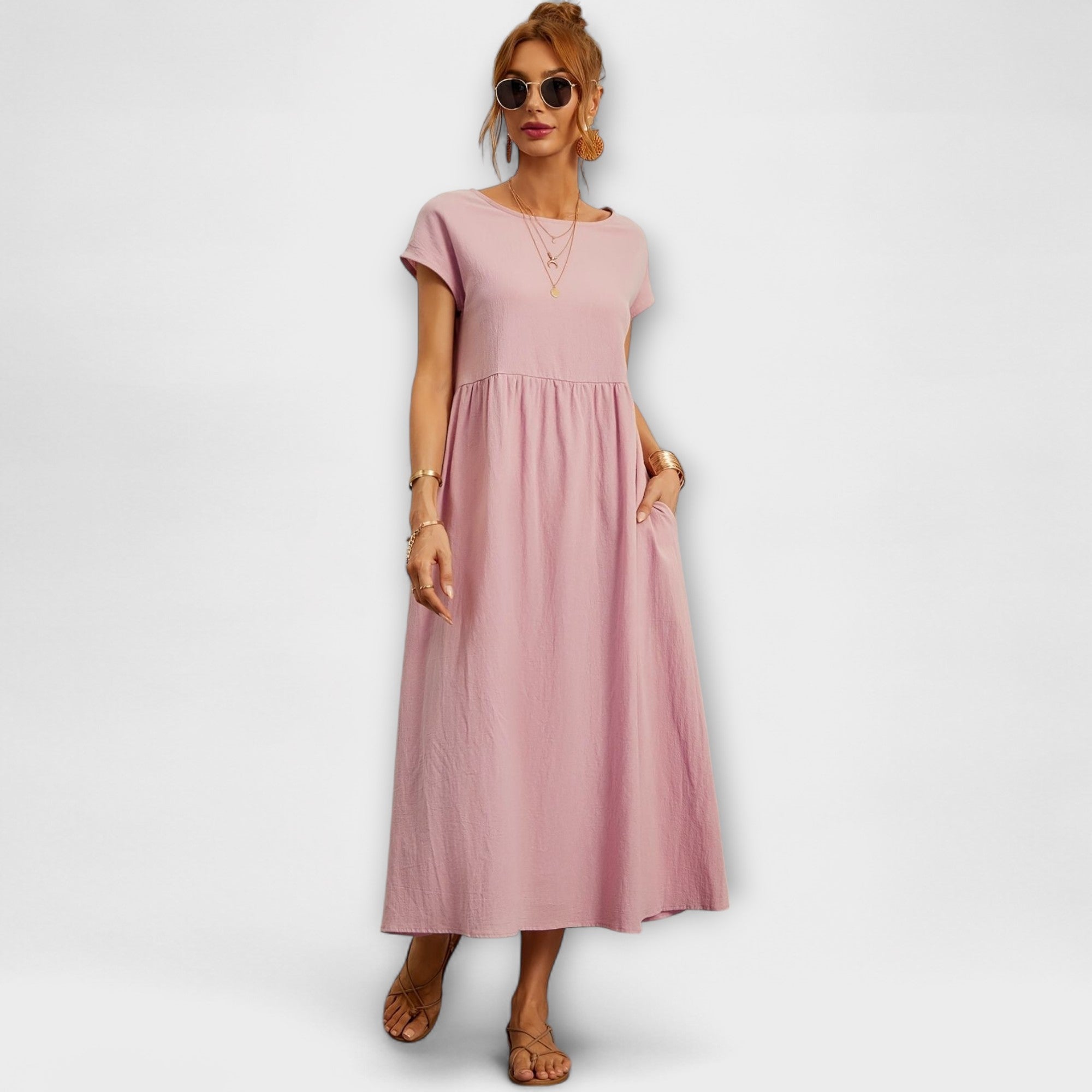 Light Magnolia Dress for Women - Comfort and Elegance Every Day