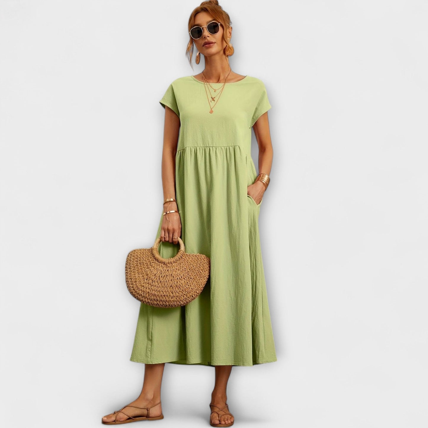 Light Magnolia Dress for Women - Comfort and Elegance Every Day