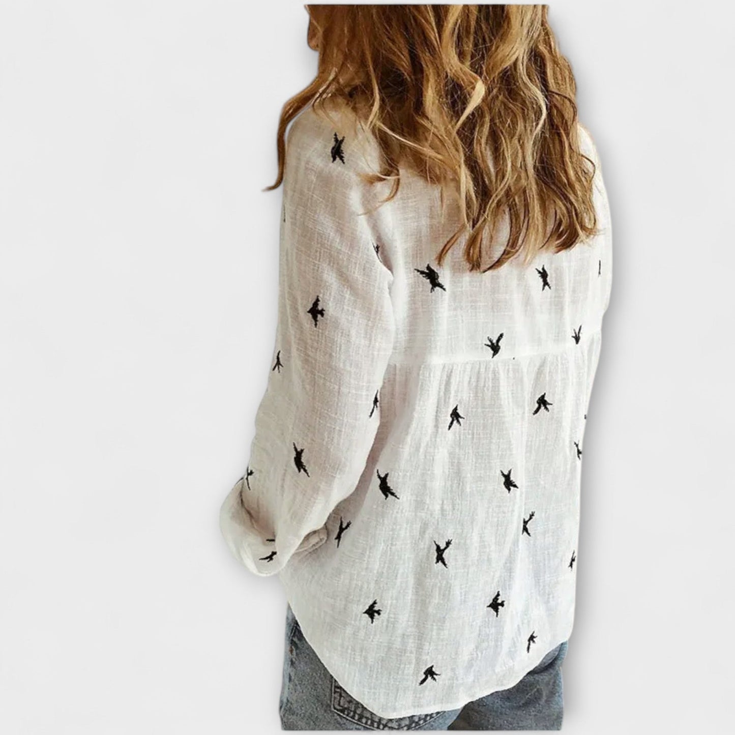 Elegant Women's Shirt with Luxury Collar