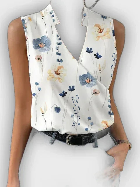 Summer V-Neck Top for Women
