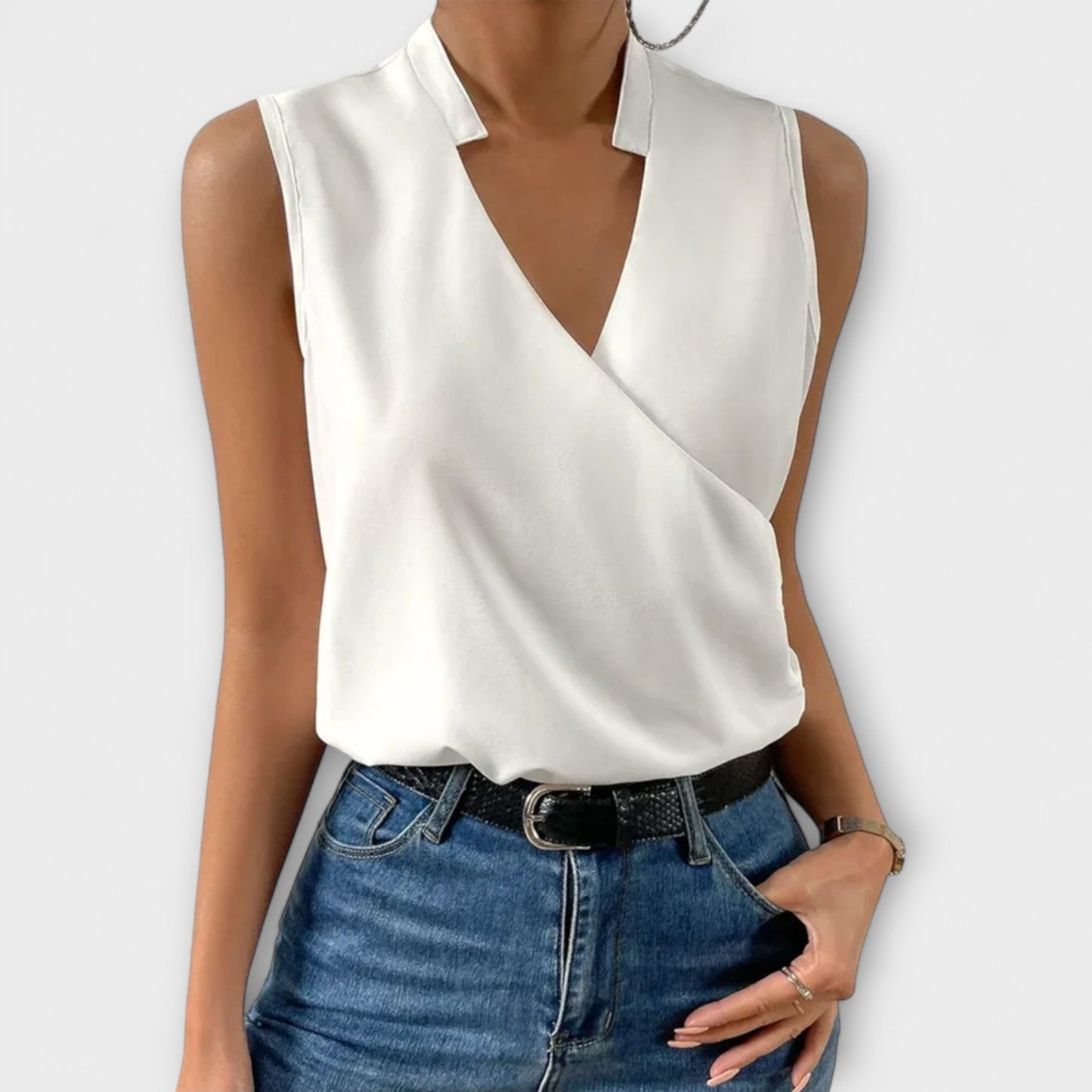 Soft Top for Summer with V-Neck