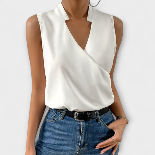 Soft Top for Summer with V-Neck