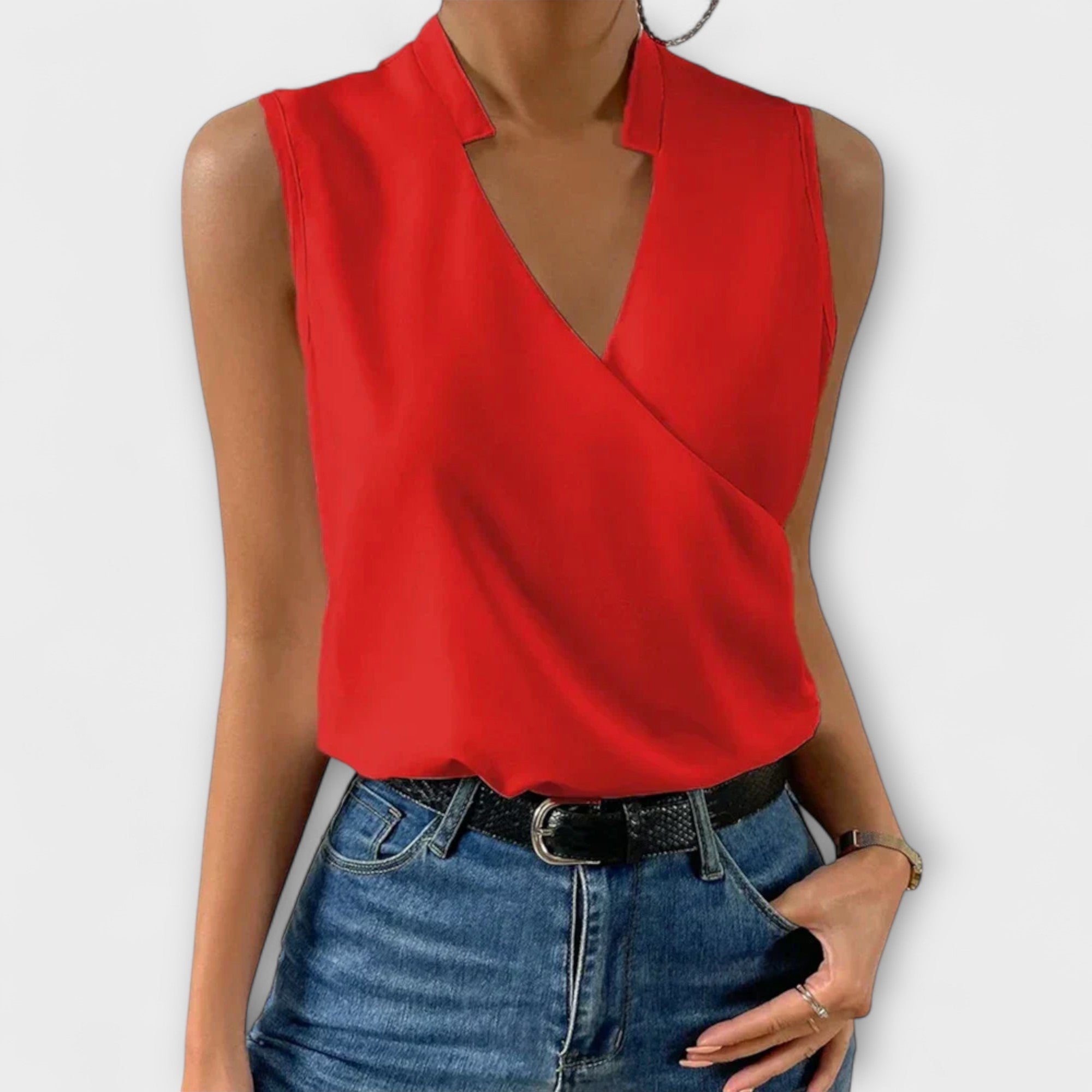 Soft Top for Summer with V-Neck