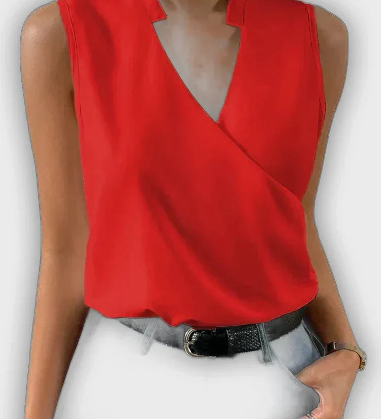 Summer V-Neck Top for Women
