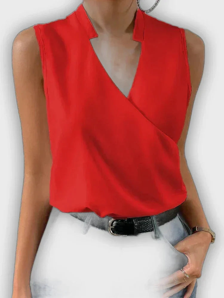 Summer V-Neck Top for Women