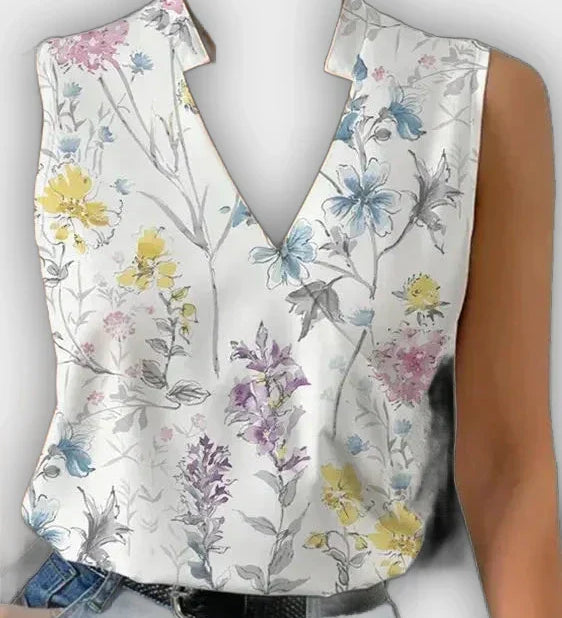 Summer V-Neck Top for Women