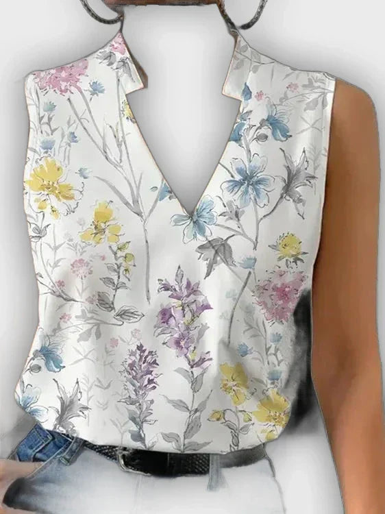 Summer V-Neck Top for Women