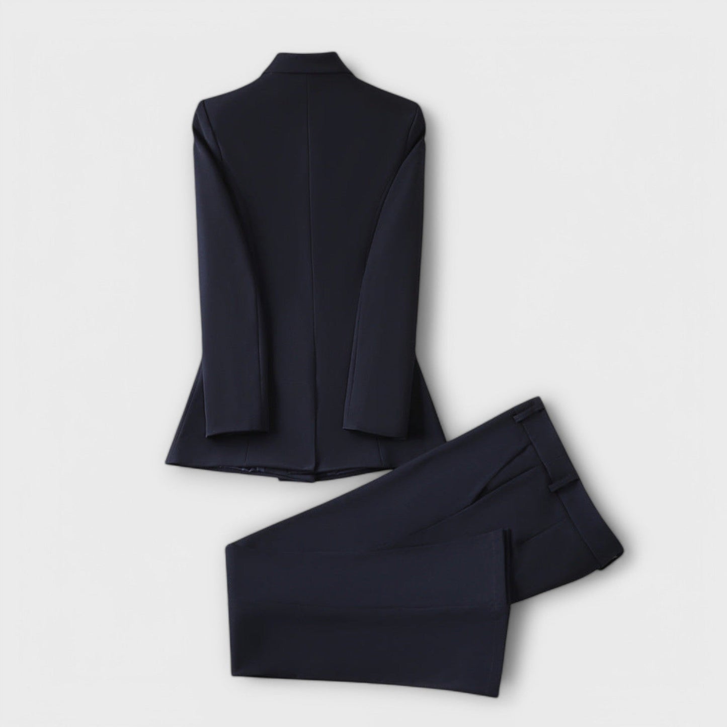 Salinair – White Tailored Suit with Gold Buttons